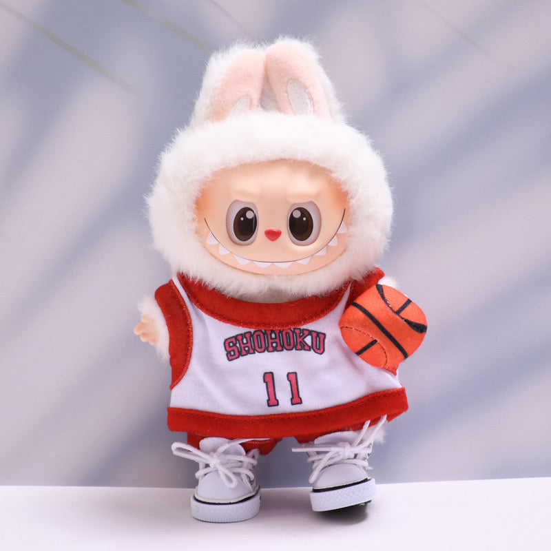 ⛹️♂️🐵 Labubu x Shohoku – Mini Slam Dunk Style! 🔴🏀✨