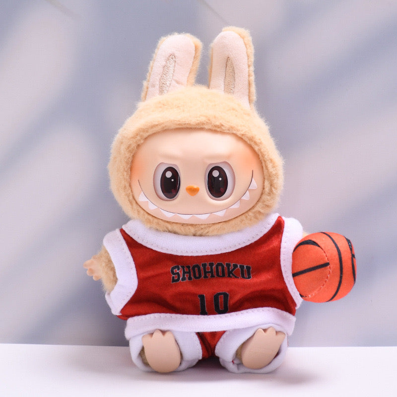 ⛹️♂️🐵 Labubu x Shohoku – Mini Slam Dunk Style! 🔴🏀✨