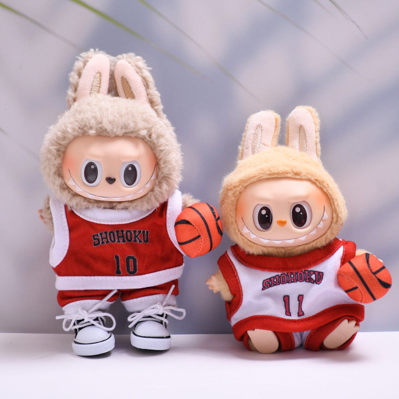 ⛹️♂️🐵 Labubu x Shohoku – Mini Slam Dunk Style! 🔴🏀✨