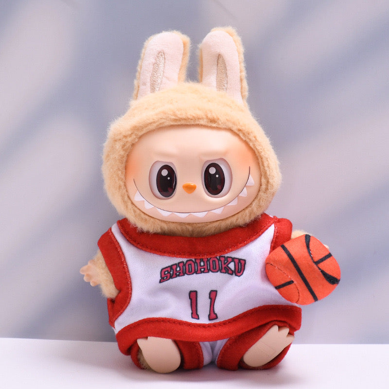 ⛹️♂️🐵 Labubu x Shohoku – Mini Slam Dunk Style! 🔴🏀✨